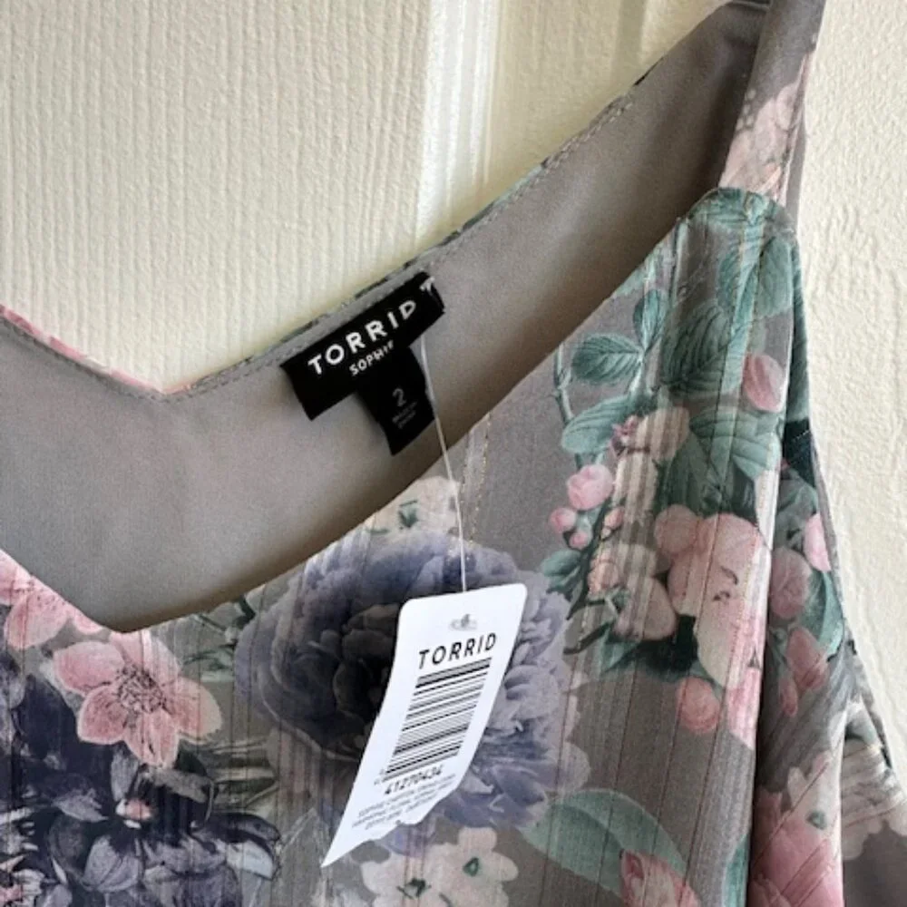 NWT Torrid Sophie Chiffon Swing Cami - Picture 4 of 4